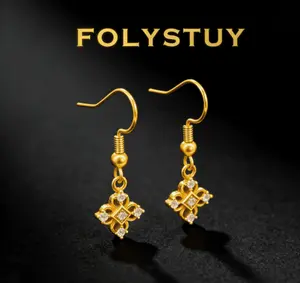 Clover Earrings [FOLYSTUY (YNC01)]Clover Earrings  Fashion Accessories Suitable for Women and Men
