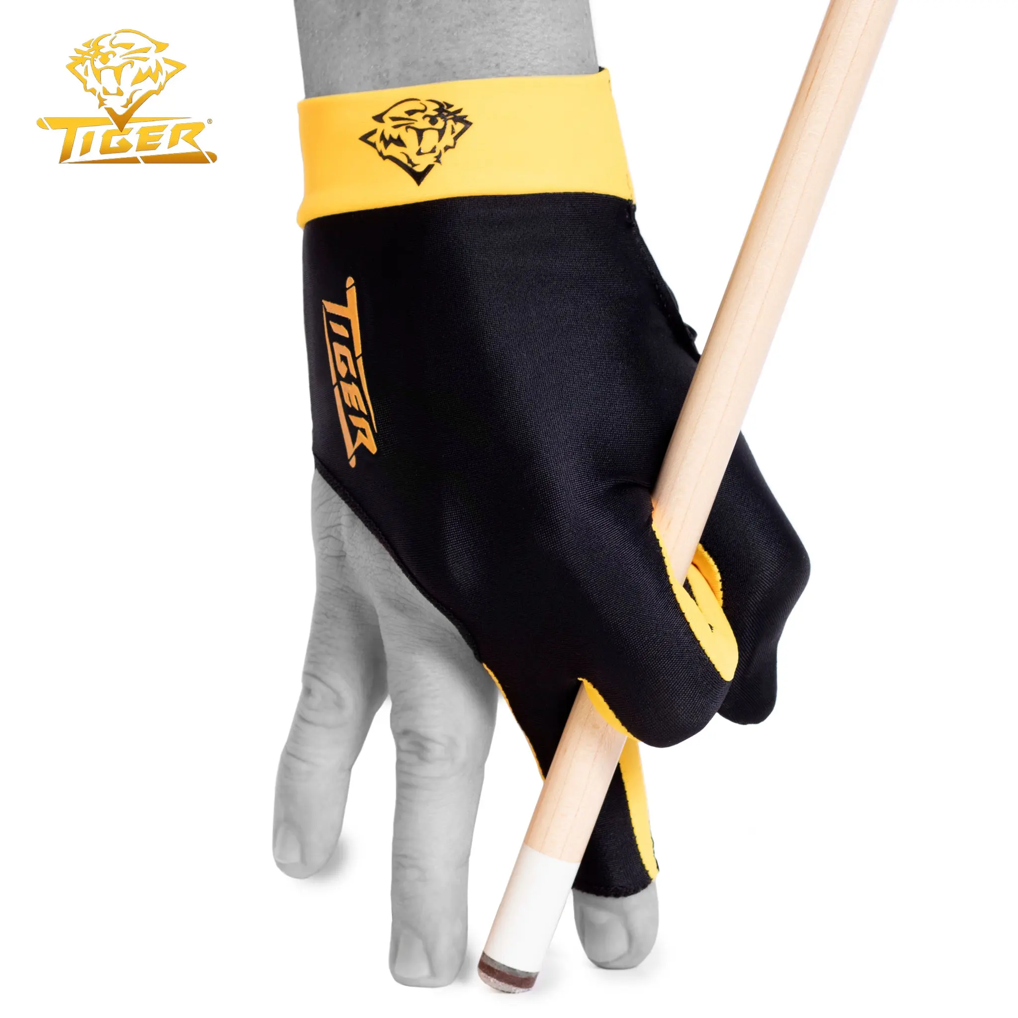 Tiger Pro Billiard Glove for Right Hand Gold M