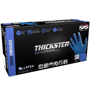 Thickster Powdered Latex Gloves - 14 mil X-Large
