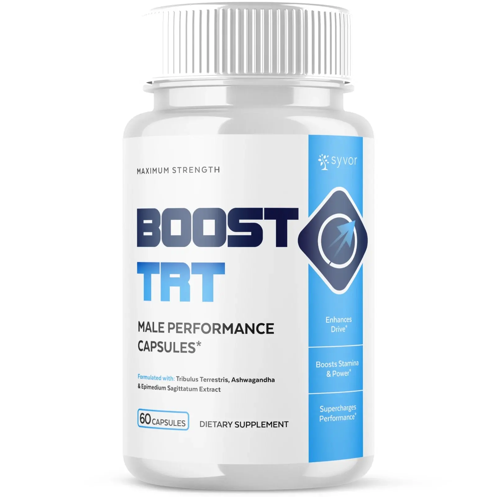 (1 Pack) BoostTRT Advanced Formula Daily Multivitamin Capsules, 60-Count Energy Focus Supplement for Fitness & Healthcare