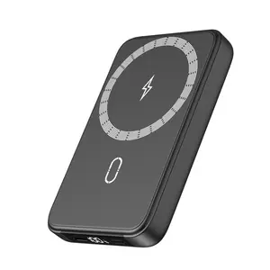 Magnetic Power Bank, 10000mAh Wireless Portable Charger with LED Display, 20W PD Fast Charging, Battery Pack with USB C Output/Input, Power Bank for iPhone16/15/14/13/12 Series and more