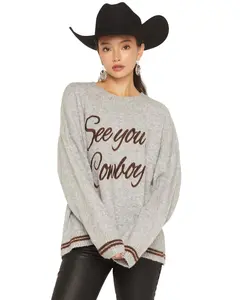 Bailey Rose Women's See You Cowboy Sweater - Brw0280-32Bb