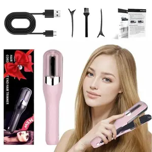 Automatic Electric Hair Clipper with Type-C Fast Recharge – Professional Split End Trimmer and Multifunctional Hair Styling Tool for Smooth, Strengthened, Healthy-Looking Hair