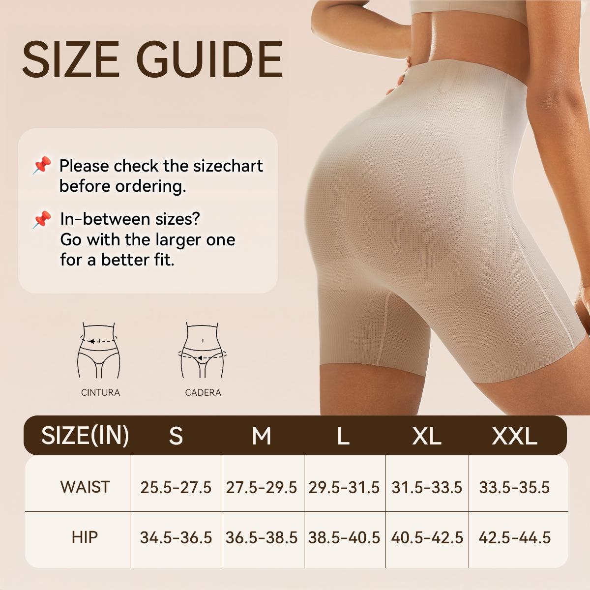 LUCKMEEY Tummy Control Shapewear Shorts for Women - High Waist Body Shaper, Seamless Design with Built-in Gusset, Machine Washable, Faja Body Shaper - Womenswear, Bodysuit Christmas gifts