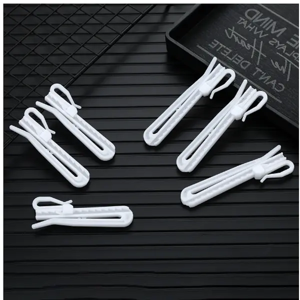 50/100/150 pcs plastic curtain hooks, adjustable pinch pleat hooks, curtain hooks for drapes, drapery hooks for pleated drapes, curtain pins for window curtains, shower curtains, and door curtains, 90 cm