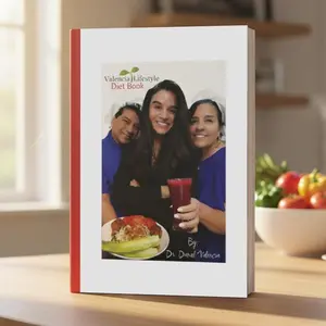 Dr. Valencia's Valencia Lifestyle Book – Bilingual | Easy 28-Day Meal Planner for Better Health Habits