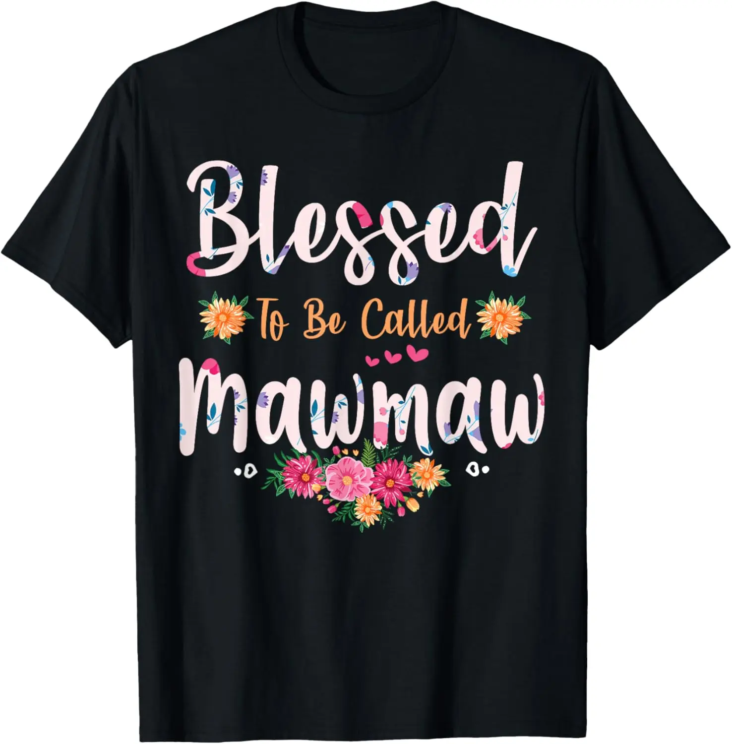 shirts Womens Blessed To Be Called Mawmaw Shirt Mothers Day T-Shirt