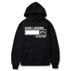 Cotton Aura Loading 67 Funny Six Seven Gen Alpha Meme T-Shirt, Viral Internet Humor Tee for Men Women, Trendy Graphic Shirt, Youth Culture