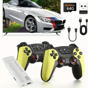 Retro Play Plug and Play Video Games Stick 9 Emulators, 4K HDMI Output, Dual Controllers,  Ideal for Holiday Gifts