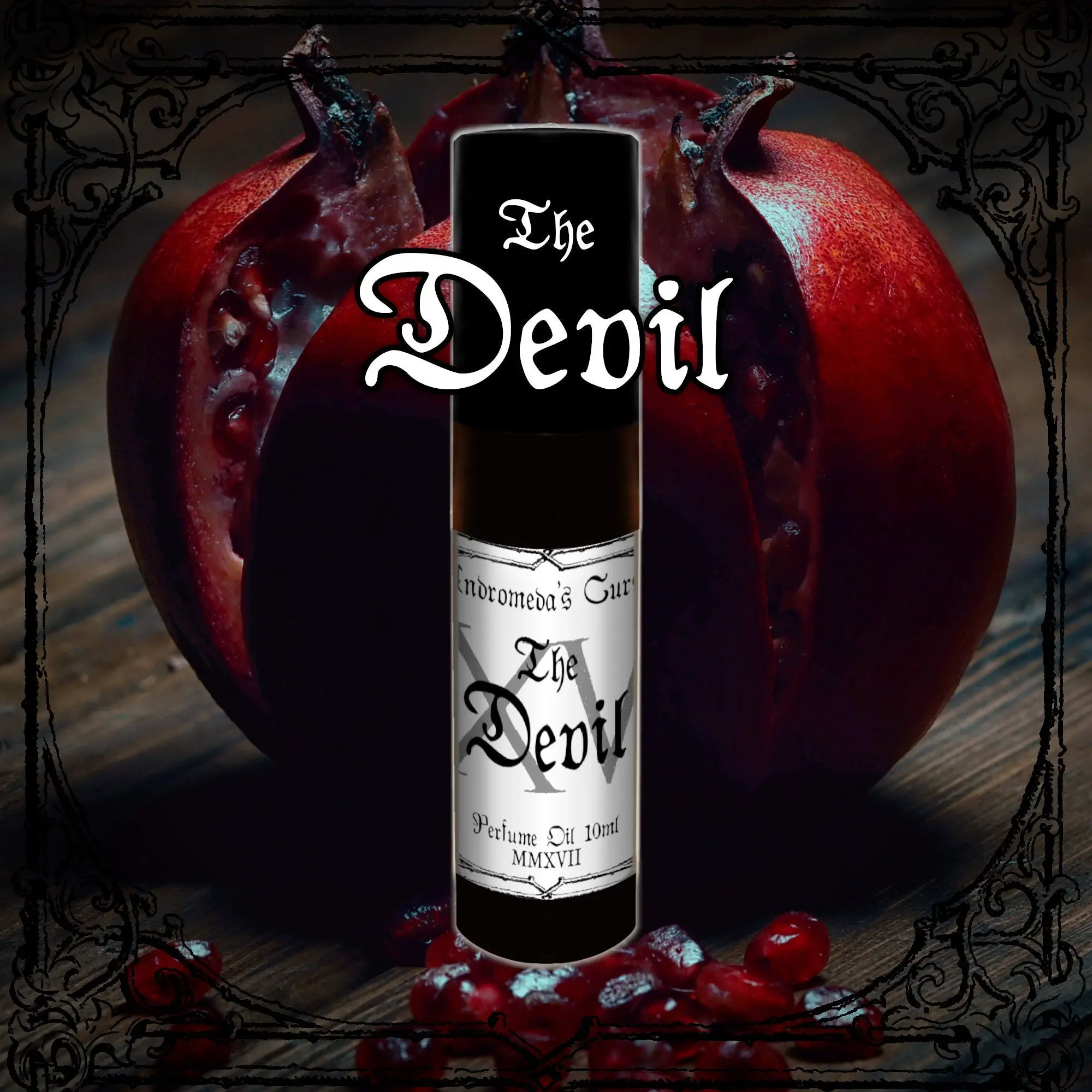 The Devil - Pomegranate, Red Fruits, Sandalwood - Rollerball Perfume Oil