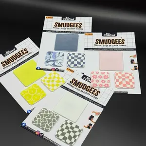 MACBOOK NEO-DESIGNED SMUDGEES— Reusable and Washable Stick-on Microfiber Screen Cleaner