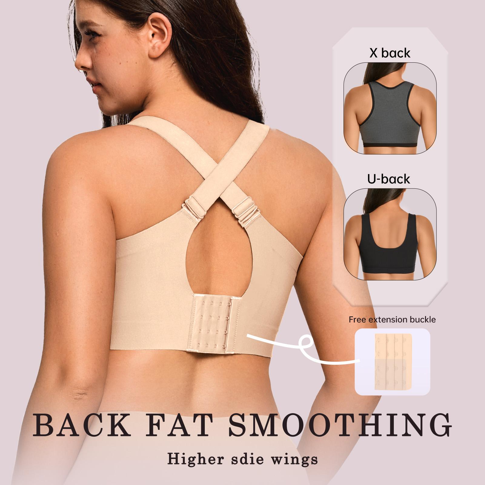 YehGoods 2026 Womens Jelly Bras Full Coverage Wireless Supportive Bra Push Up Plus Size Comfort Soft No Underwire Seamless Comfortable Wireless T-Shirt Everyday Bras Wings