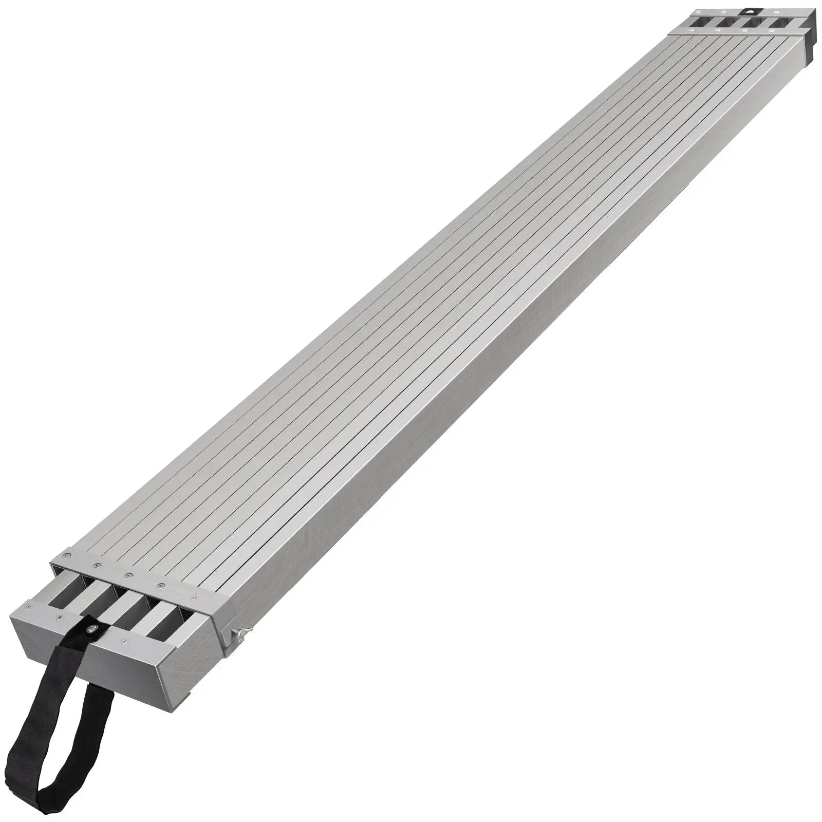 VEVOR Telescoping Aluminum Work Plank,  9-15 Feet 500lbs Capacity, 12.5 inch Width Aluminum Scaffold Plank,Extension Staging Plank with Skid-Proof Platform Scaffold Ladder Accessory#BackToSchool
