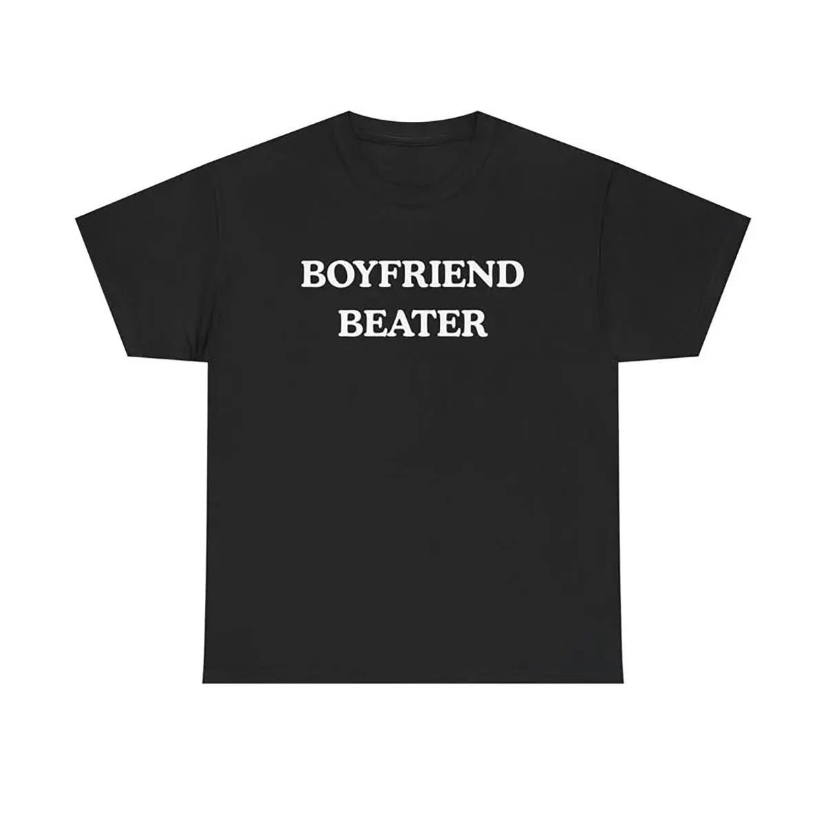 Men's 100% Cotton Relaxed Fit Round/Crew Neck Printed T-Shirt - Short-Sleeve/Hoodie, Funny Hate Gift Vibe, Streetwear, 180G/230G Soft Fabric, Cold Wash, Made In USA [CoreVarsity.us]