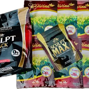 Vida Divina Combo TéDivina+Sculpt Max & Sculpt Black Coffee - 0g Sugar Body Maintenance Formula with Dr Ramos Tea Formula