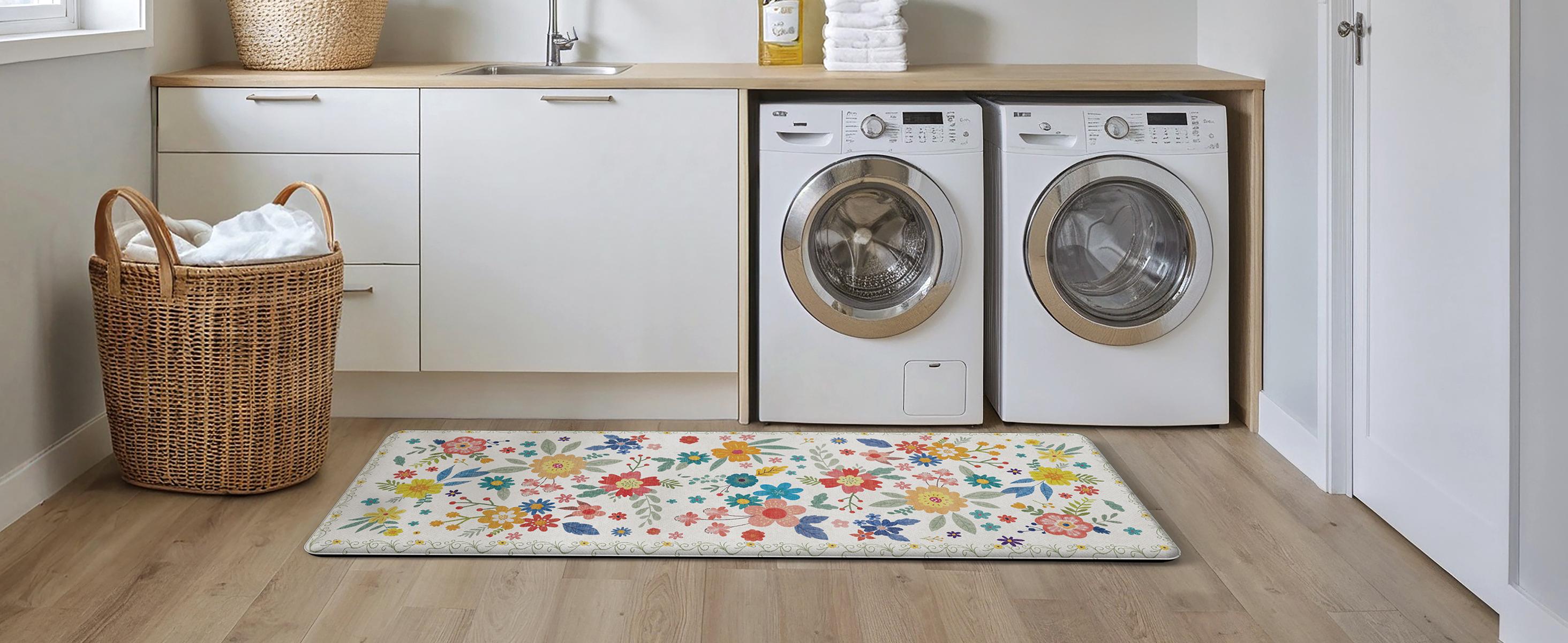 GENIMO Kitchen Mats for Floor 2PCs, Washable Anti-Fatigue Mat for Cushioned, Waterproof Kitchen Runner, Pet Friendly Rug Comfy Rug, Non Slip Ergonomic Comfort Standing Mat for Home, Runner, Office, Sink, Laundry GENIMO Kitchen Mats for Floor 2PCs, Washable Anti-Fatigue Mat for Cushioned, Waterproof Kitchen Runner, Pet Friendly Rug Comfy Rug, Non Slip Ergonomic Comfort Standing Mat for Home, Runner, Office, Sink, Laundry