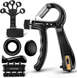 5 PCS Grip Strength Trainer Kit, Hand Gripper Strength Navona