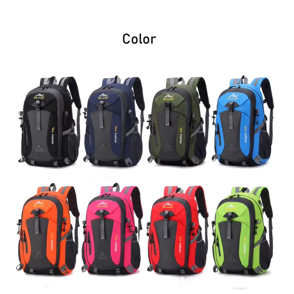 PAKNADA 40L Lightweight Oxford Outdoor Hiking Backpack - Versatile School Bookbag for Camping, Travel, Sports, Backpacks for School