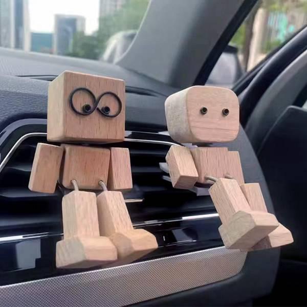 Wooden Creative Car Decoration Charming Rocking Man Mini Dashboard Bobblehead Toy with Leg Swinging Small Wooden Man for Car Accessories Wooden Creative Car Decoration Charming Rocking Man Mini Dashboard Bobblehead Toy with Leg Swinging Small Wooden Man for Car Accessories