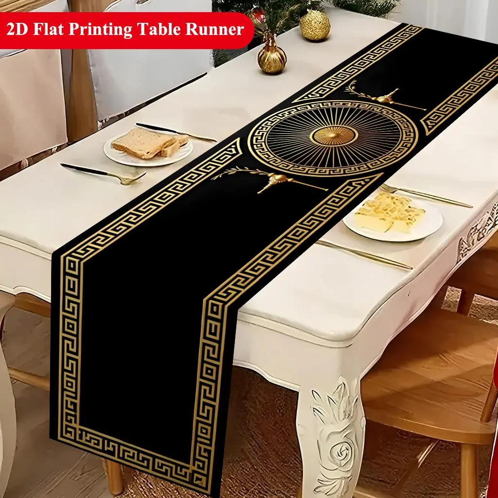 Durable Lightweight Decorative Folding Polyester Rectangular Tablecloth, Ideal for Dining Room Table Settings, Kitchen Linens, Restaurant Use