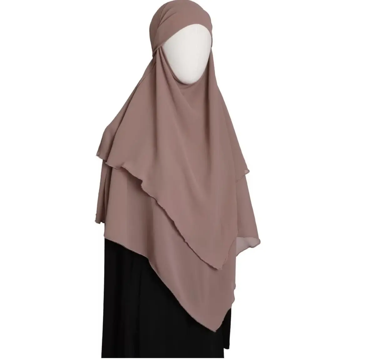 Everyday flow khimar hijab- lightweight, full coverage for daily wear and prayer Muslim Modesty Casual Clothing Head Scarf
