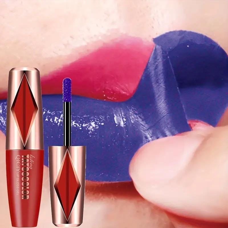 Multi Color Tearable Lipstick - Durable Waterproof Natural Coloring Non-Stick to Cup Available in Multiple Colors for Makeup and Cosmetic Use Dailydish Lipstick Long Lasting Glossy Formula
