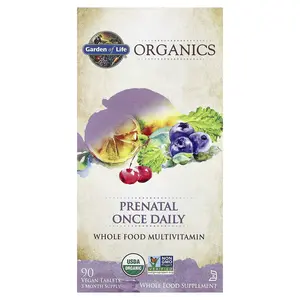 Garden of Life Organics, Prenatal Once Daily, 90 Vegan Tablets