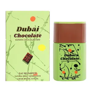 Dubai Chocolate Kunafa Chocolate Bar Eau De Parfum Natural Spray Vaporisateur 100ml/3.4fl.oz - Unisex Fragrance