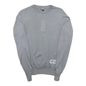 Dior x Daniel Arsham Eroded Logo Knit Crewneck Sweater Grey