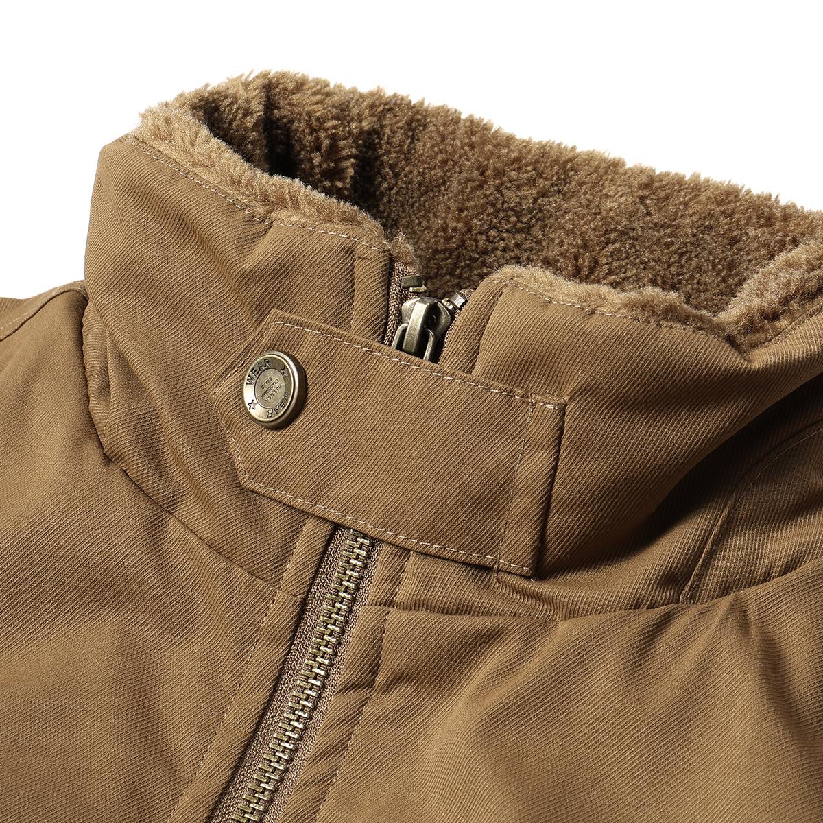 Men'S Heavyweight Winter Jacket - Thermal Insulated Zip-Up Coat with Stand Collar, Long Sleeve Cold Weather Outerwear, Front Pockets - Formal & Casual Outerwear for, Thick, Winter Clothes For Men, Winter Jacket For Men