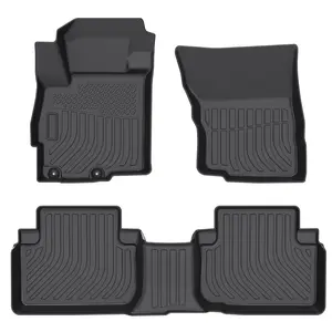 COLANAT for Mitsubishi Eclipse Cross 2018-2025 Floor Mats 1st & 2nd Row Set (Gas Model Only), 3D Custom Fit All-Weather Liners, High-Wall Waterproof, Odorless, Non-Slip, Easy Clean Car Interior Accessory Car Accessories Women