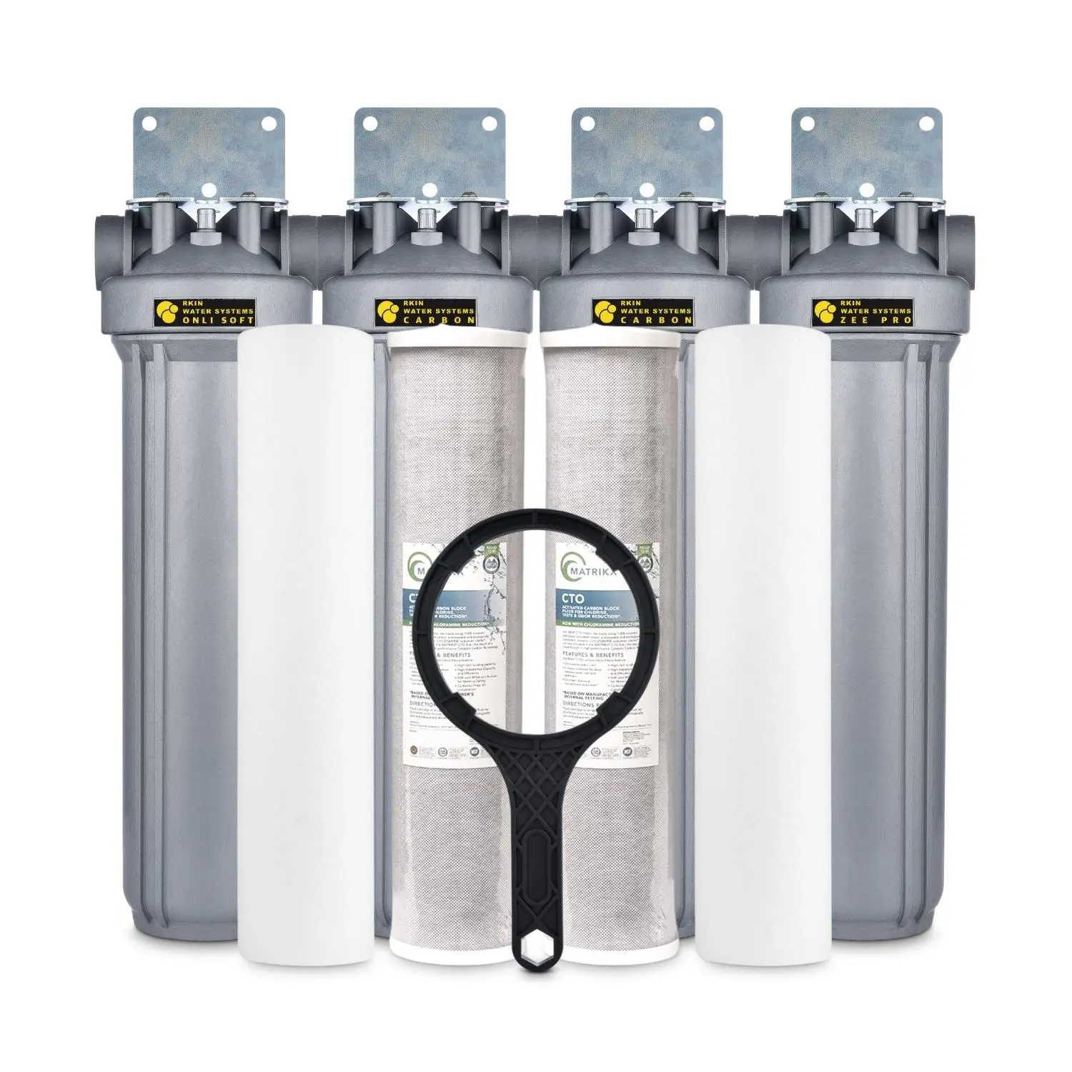 CBS OnliSoft Salt-Free Water Conditioner Whole House Water Treatment System
