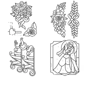 Wedding 2 - Gallery Glass Digital Pattern Pack