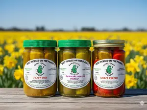 Sassy Dill, Ghost Pepper & Carolina Reaper Pickle Bundle