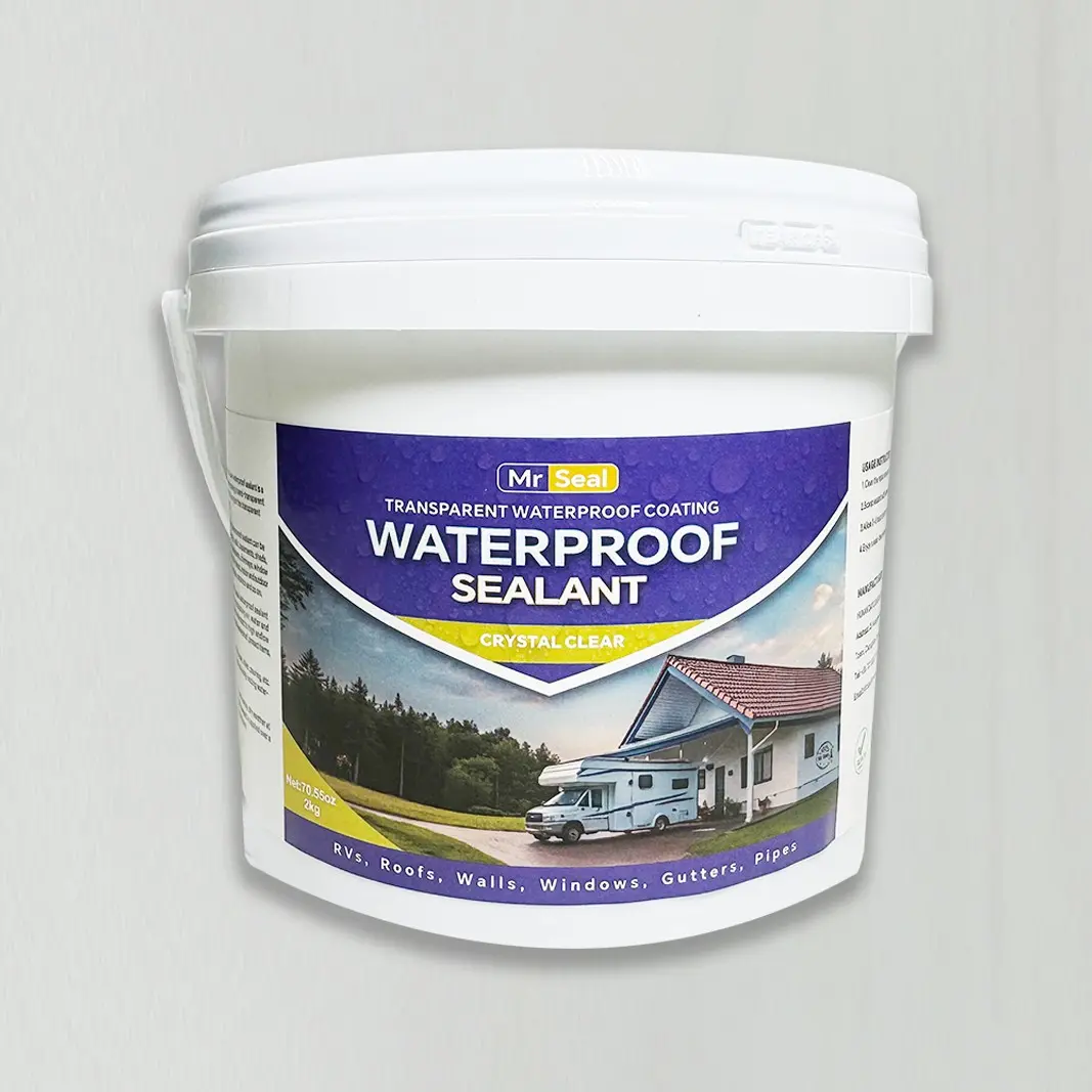 Transparent Waterproof Sealing Coating, Invisible Sealant (500g/1kg/2kg), Liquid Form, Durable & Weatherproof, Ideal for Outdoor Surfaces, Concrete Sealer, Leak Proof Seal, Leak Proof Design
