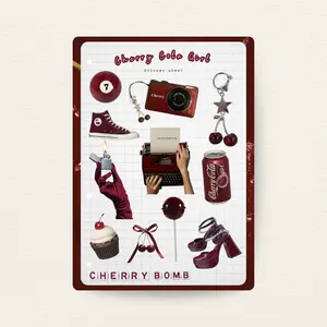 Cherry Cola Girl Sticker Sheet