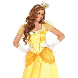 Sunflower Princess Daisy Halloween Costume Gown