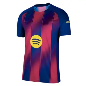 Red Blue BAR Home Jersey 2025-26, 2025/2026 Red & Blue Color BAR Home Short Sleeve Soccer Jersey