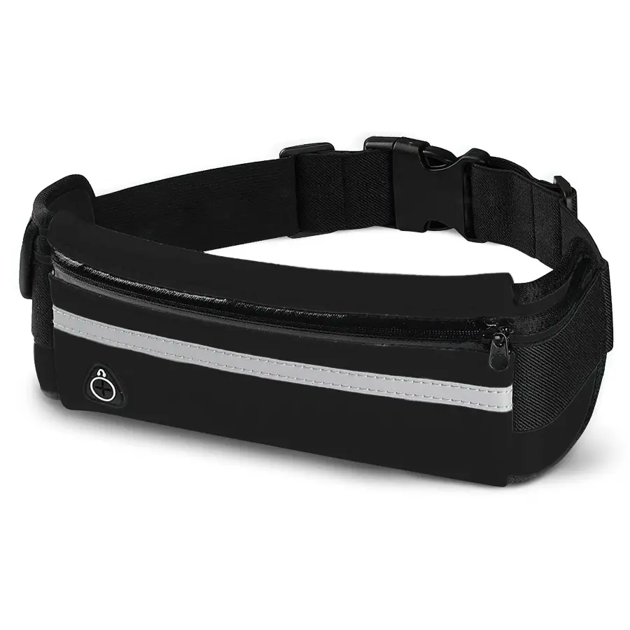 Unisex Adjustable Water-Resistant Breathable Sport Running Belt - Lightweight Fanny Pack Pouch for Phone, Keys, Cash, Ideal for Trail Running, Outdoor Activities