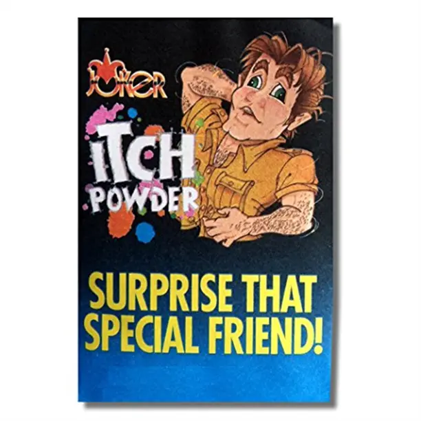 1 Classic Package of ITCHING ITCH POWDER - Prank Joke Trick Gag