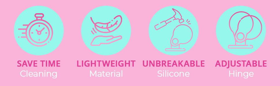 Tweexy Hinge Untippable Vinyl Weeding Scrap Collector |Anti-Spill Airlock Suction Weeding Vinyl | HTV Crafting Adhesive Paper Sheet Holder |