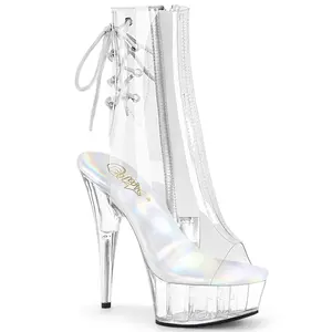 Pleaser Delight-1018C Women's High Heel Ankle Boot, All Seasons Footwear