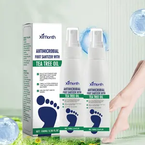 Tea Tree Oil Foot Spray - Plantar Moisturizing Deodorant for Odor Control & Dry Feet Care, Refreshing and Comfortable