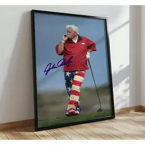 HOT!!!John Daly Golf PGA Autograph Poster