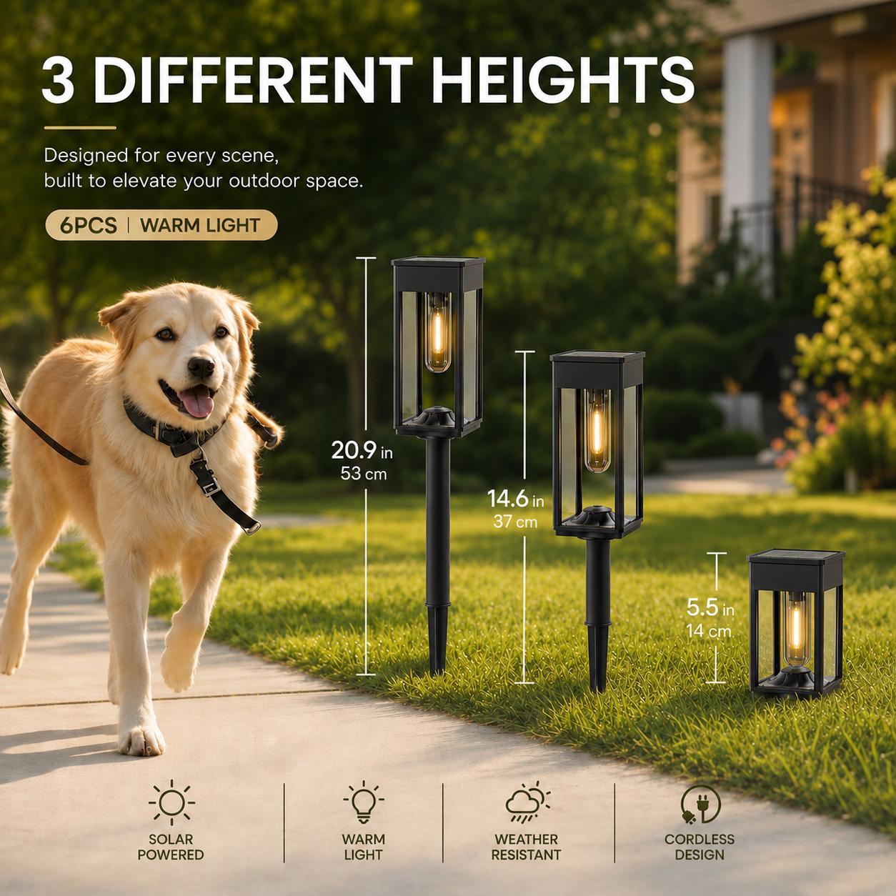 Solar pathway landscape light product detail