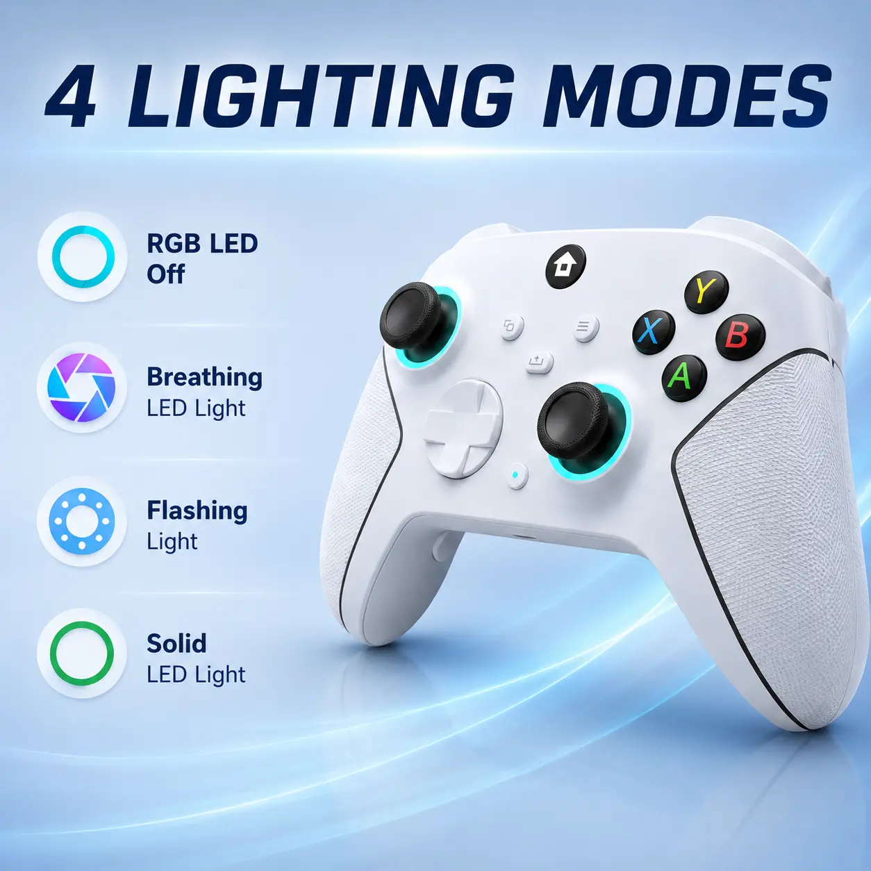 Wireless Gaming Controller - Wireless Gamepad, Gaming Console Accessory for Xbox Series X|S, Xbox 1, PC & Steam, with Anti-Drift Sticks, Dual-Mode Triggers, 6-Axis Gyro, 1000Hz Polling Rate, Turbo Function, 3.5mm Headset Jack, Back to School Haul