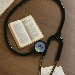 LP Medical Professional Stethoscope for Clinical Diagnosis Stainless Steel Double-Headed Dual Head Metal Bell High Acoustic Sensitivity Noise Reduction