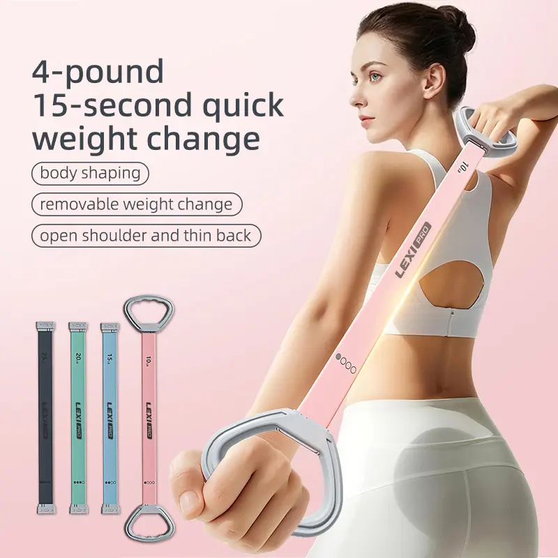 LEXI Multi Level Adjustable Resistance Band 10LB-25LB with Ergonomic Grips for Yoga Stretching Shoulder Training and Home Fitness Shaping tiktokshopspringglowup,summervibes Workout Bands Workout Accessories,summerwins