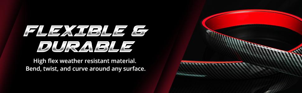 DIBMS Carbon Fiber Light Up Car Spoiler Universal Exterior Rear Roof Spoiler Tail Wing Splitter with LED Strip Lights for Enhanced Visibility and Safety, Reduces Risk of Accidents. Carbon Fiber LED Light-Up Car Spoiler Carbon Fiber LED Car Tail Light