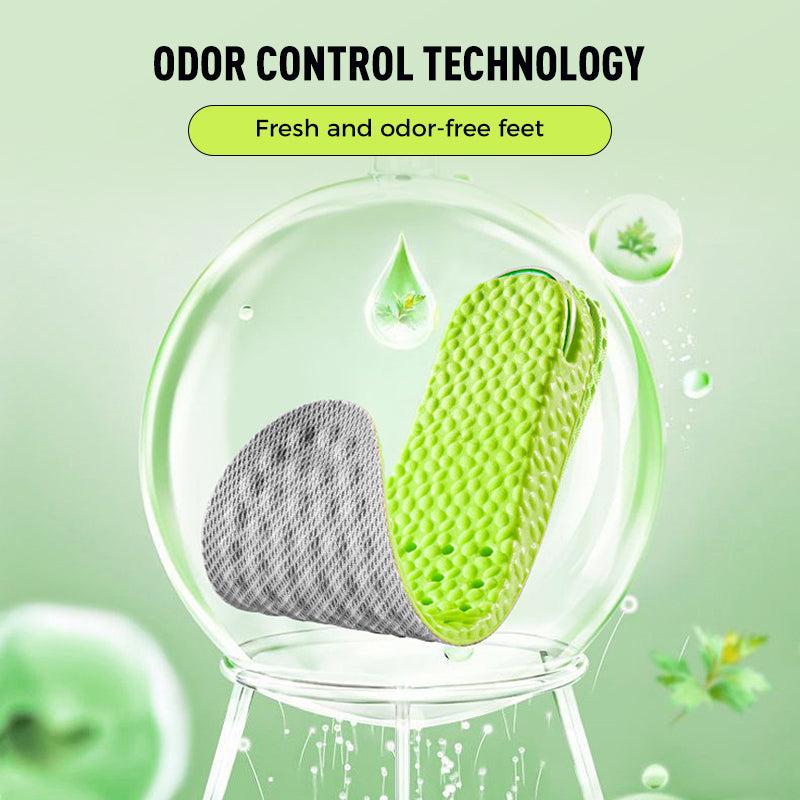 Comfortable Insoles with Air Cushion Height-Increasing Effect and Arch Support